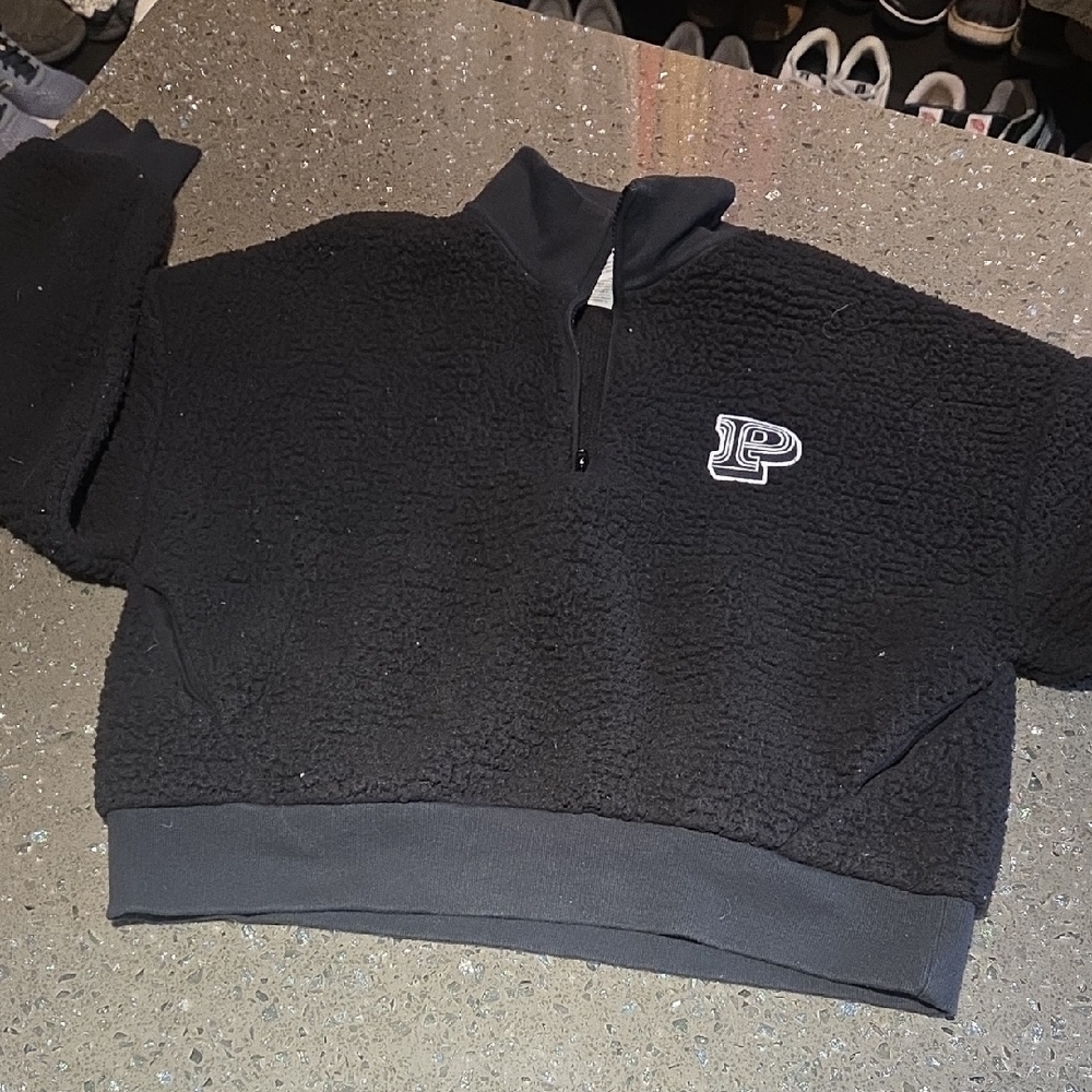 Victoria Secret PINK Cropped Quarter Zip Sweatshirt